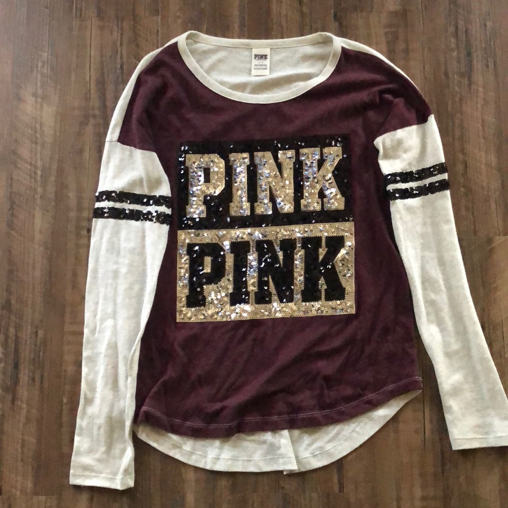 Victoria’s Secret Pink sequin shirt LARGE
